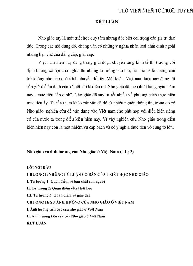 image for page Nho giáo và ảnh hưởng của Nho giáo ở Việt Nam