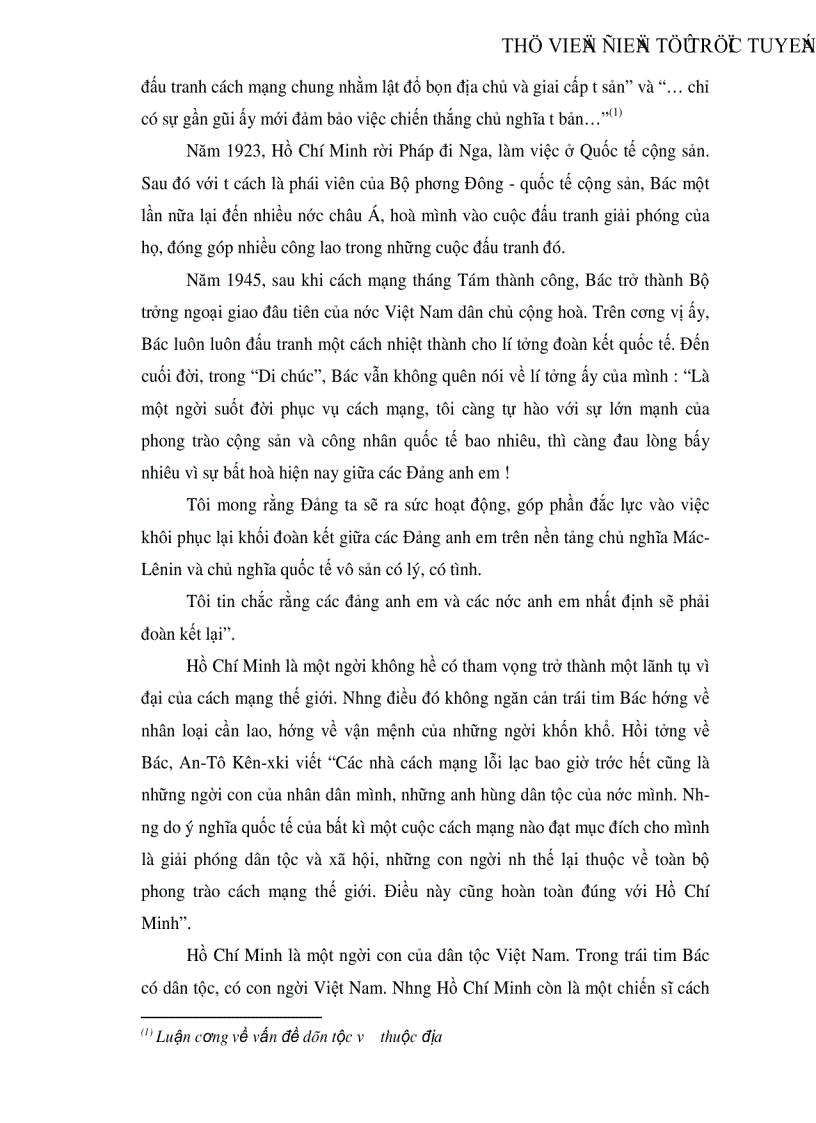 image for page Tình yêu thương nhân loại của Hồ Chí Minh trong Nhật ký trong tù