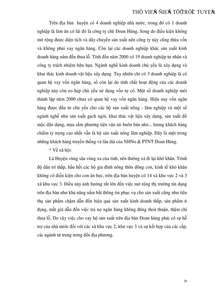 image for page Một số giải pháp mở rộng và nâng cao chất lượng tín dụng hộ sản xuất tại NHNo PTNT Đoan Hùng