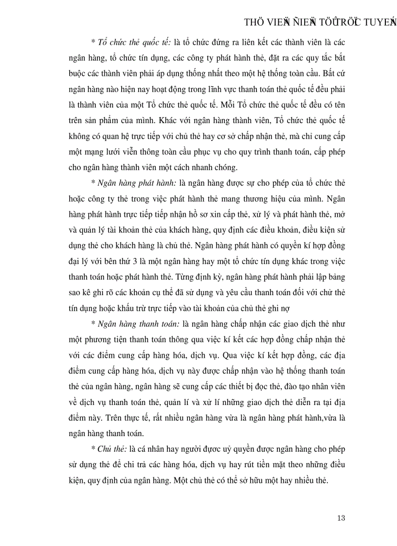 image for page Phát triển hoạt động thanh toán thẻ tại Ngân hàng Ngoại thương Hà Nội