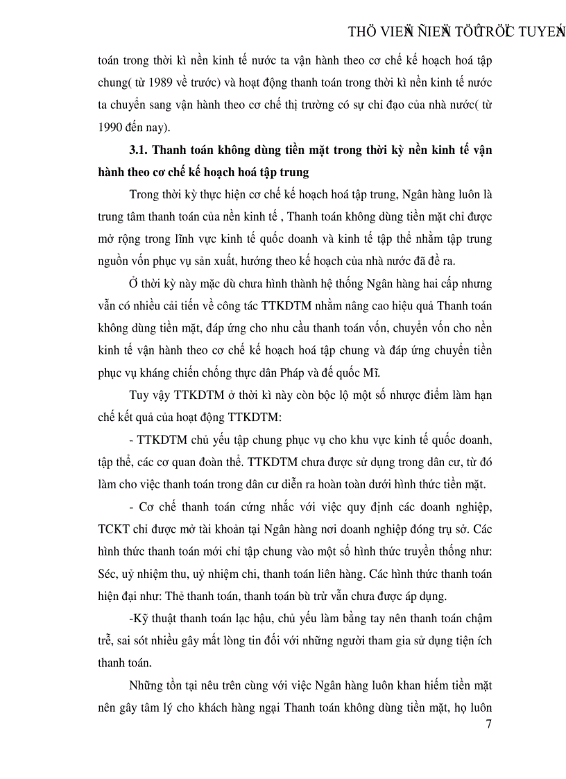 image for page Một số vấn đề về thanh toán không dùng tiền mặt tại Ngân hàng đầu tư phát triển NHĐT PT Cao Bằng Thực trạng và giải pháp