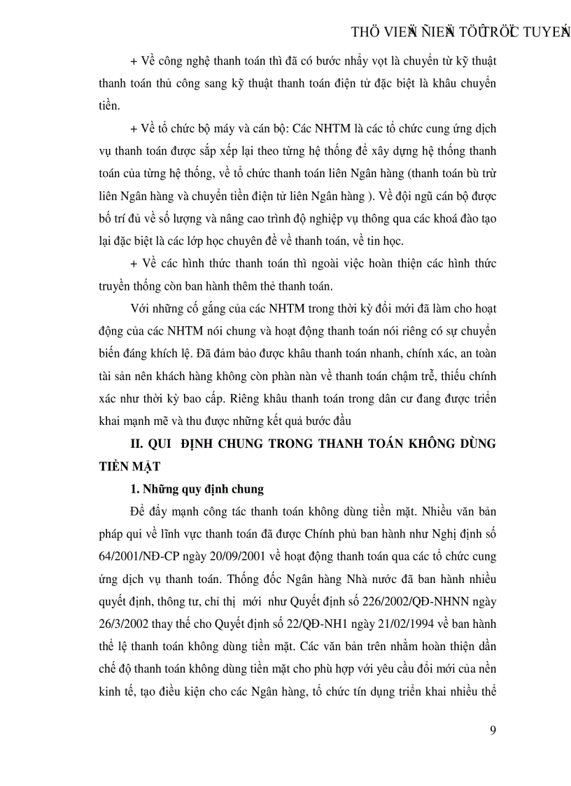 image for page Một số vấn đề về thanh toán không dùng tiền mặt tại Ngân hàng đầu tư phát triển NHĐT PT Cao Bằng Thực trạng và giải pháp