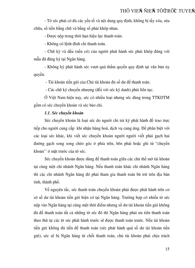 image for page Một số vấn đề về thanh toán không dùng tiền mặt tại Ngân hàng đầu tư phát triển NHĐT PT Cao Bằng Thực trạng và giải pháp