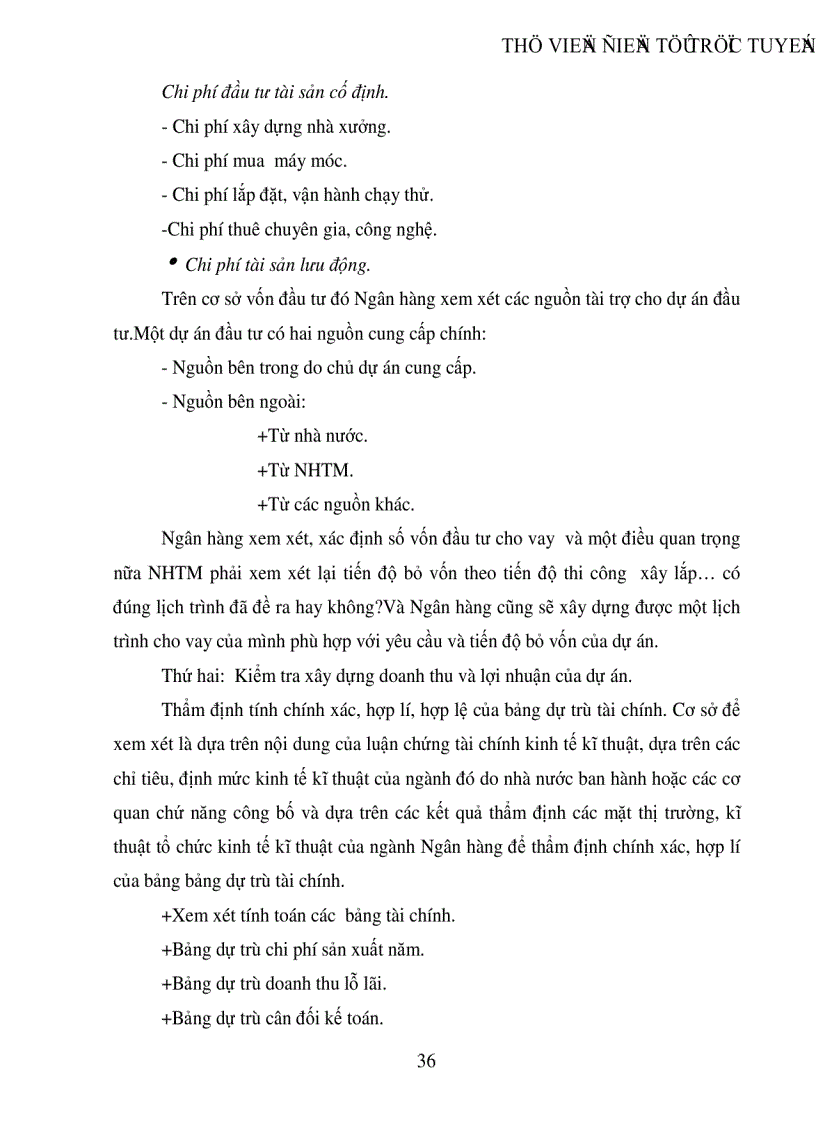 image for page Giải pháp nâng cao chất lượng thẩm định tài chính dự án đầu tư tại Ngân hàng Công thương Đống Đa
