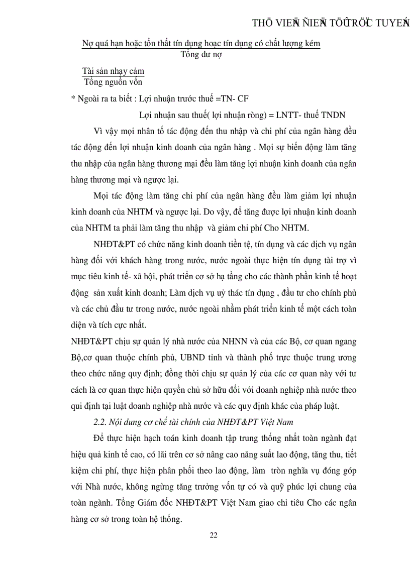 image for page Một số ý kiến về tăng thu tiết kiệm chi phí nhằm nâng cao hiệu quả kinh doanh tại Ngân hàng đầu tư và Phát triển Hà Tây