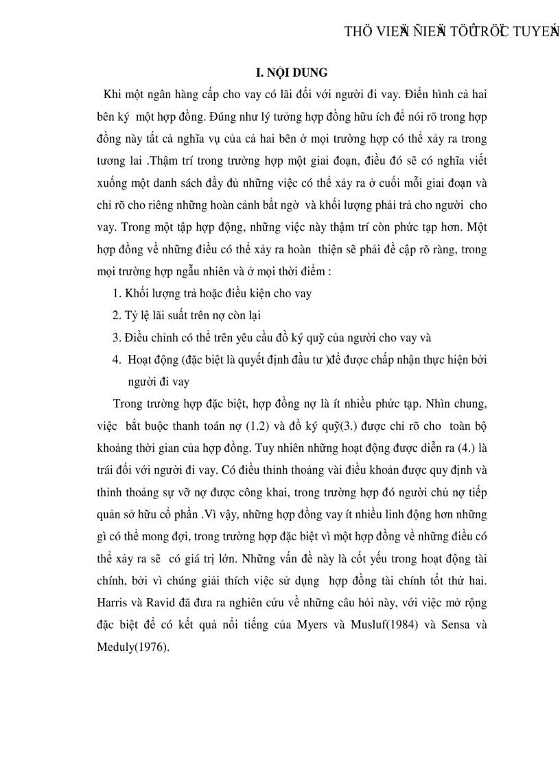 image for page Tối ưu hóa lợi ích của hai tác nhân trong mối quan hệ giữa người đi vay và cho vay