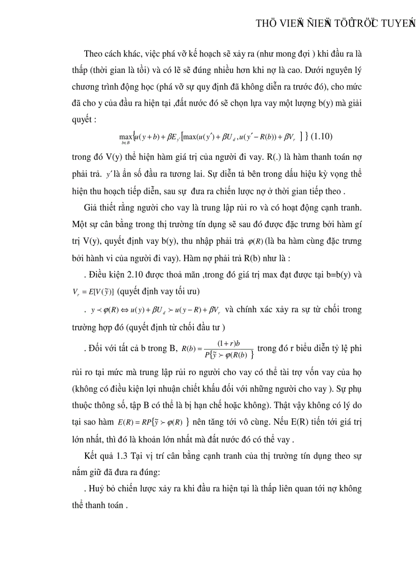 image for page Tối ưu hóa lợi ích của hai tác nhân trong mối quan hệ giữa người đi vay và cho vay