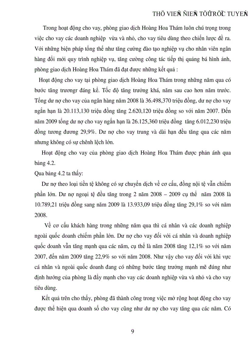 image for page Thực trạng và một số biện pháp phòng ngừa và hạn chế rủi ro cho vay tại Ngân hàng Thương mại cổ phần Á Châu phòng giao dịch Hoàng Hoa