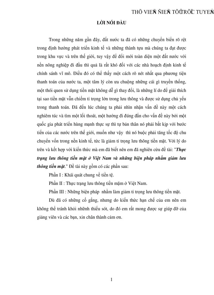 image for page Thực trạng lưu thông tiền mặt ở Việt Nam và những biện pháp nhằm giảm lưu thông tiền mặt