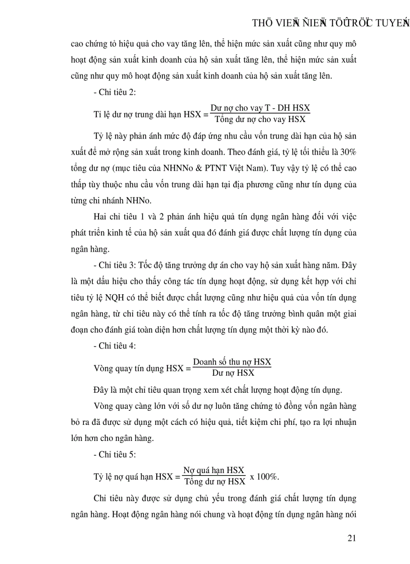 image for page Một số giải pháp nâng cao chất lượng tín dụng hộ sản xuất tại NHNo PTNT Hà Tây