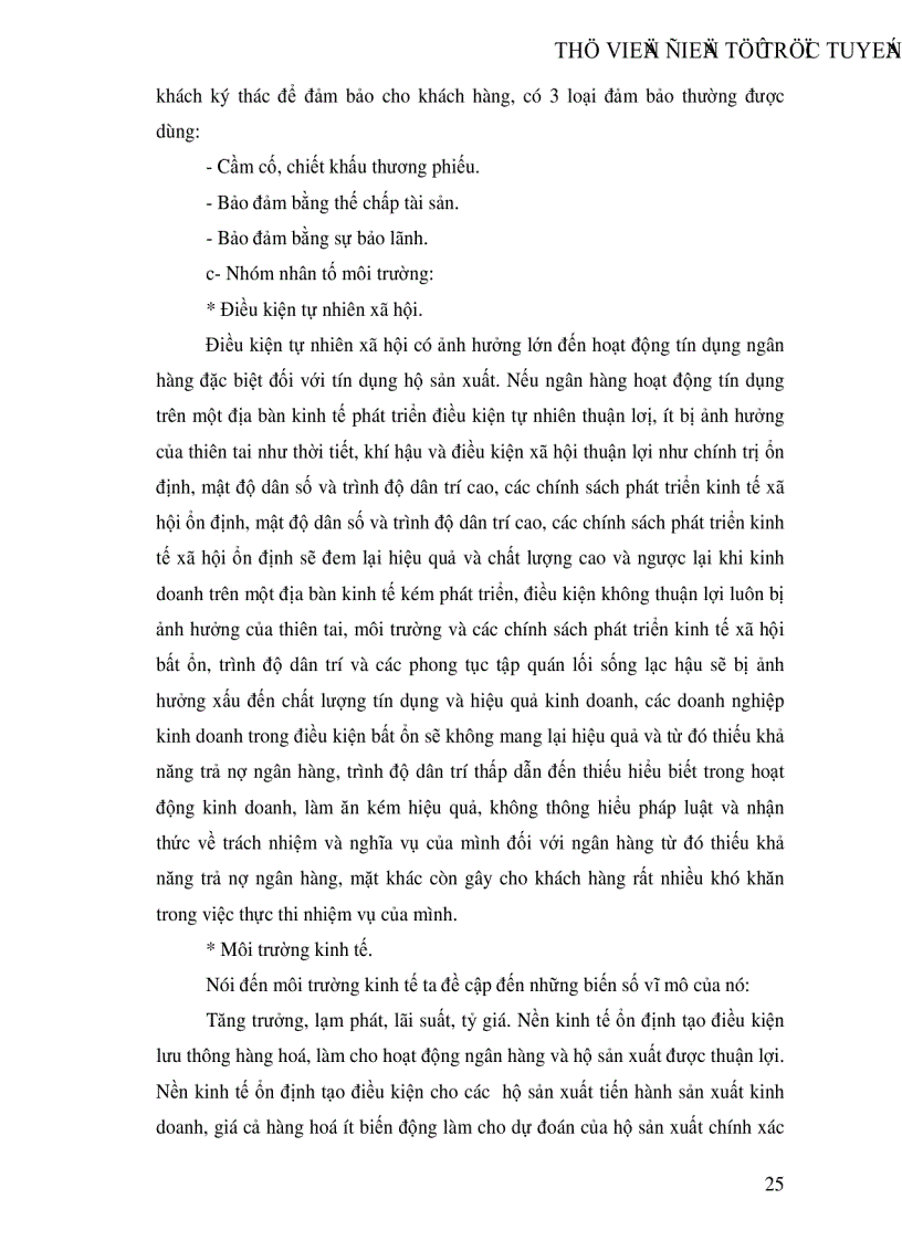 image for page Một số giải pháp nâng cao chất lượng tín dụng hộ sản xuất tại NHNo PTNT Hà Tây