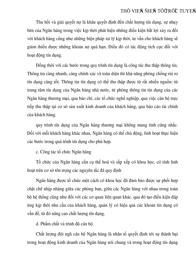 image for page Giải pháp nâng cao chất lượng tín dụng tại Ngân hàng nông nghiệp và phát triển nông thôn quận Thanh Xuân
