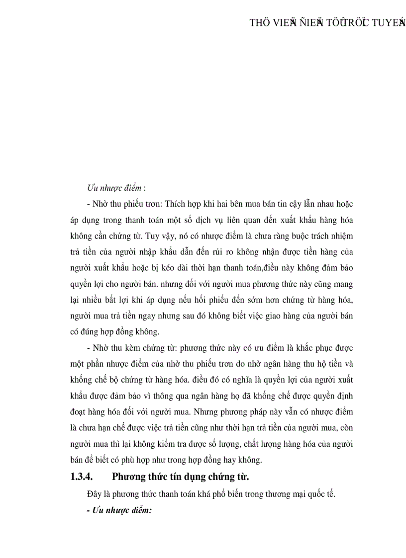 image for page Thanh toán quốc tế theo phương thức tín dụng chứng từ ở Ngân hàng Nông nghiệp và Phát triển nông thôn Đông Hà Nội