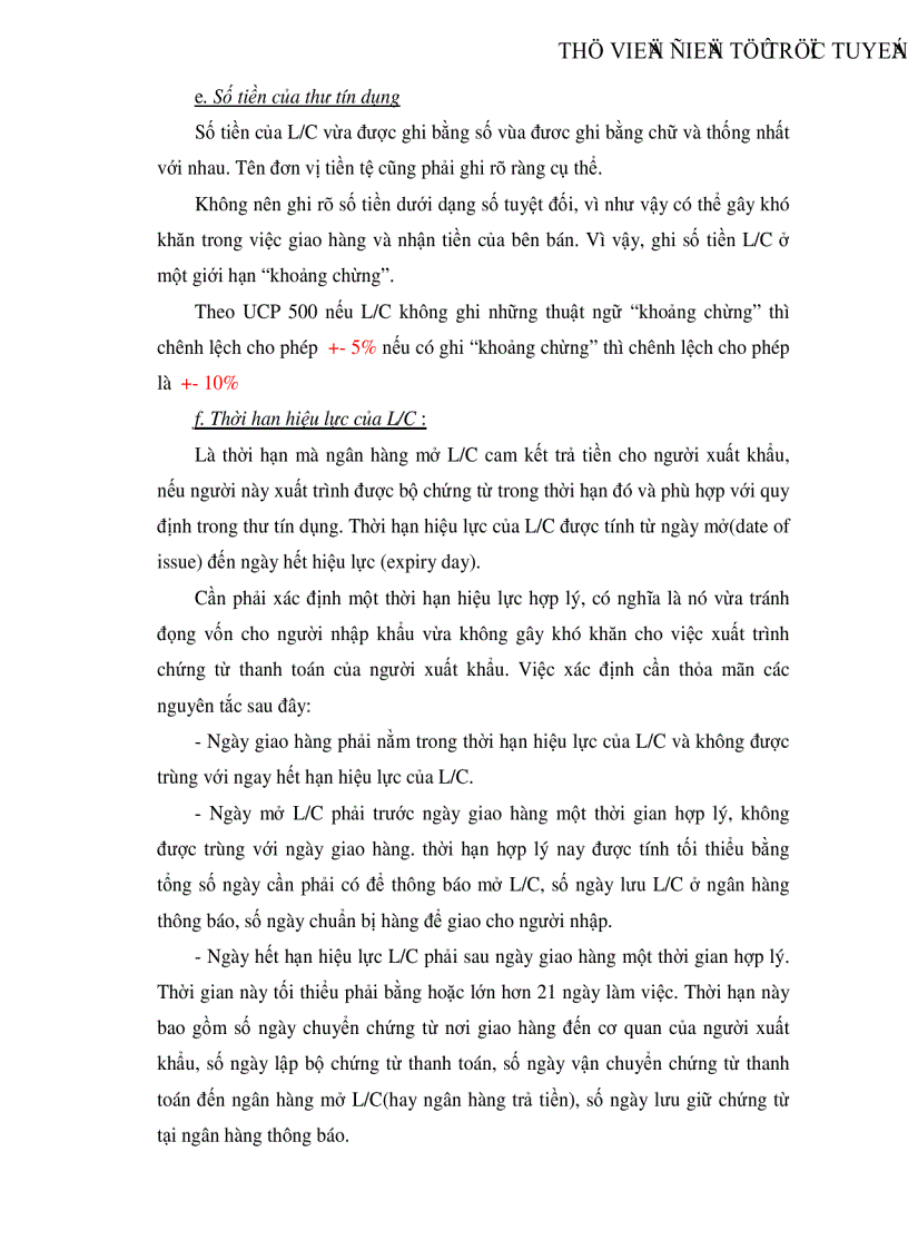 image for page Thanh toán quốc tế theo phương thức tín dụng chứng từ ở Ngân hàng Nông nghiệp và Phát triển nông thôn Đông Hà Nội