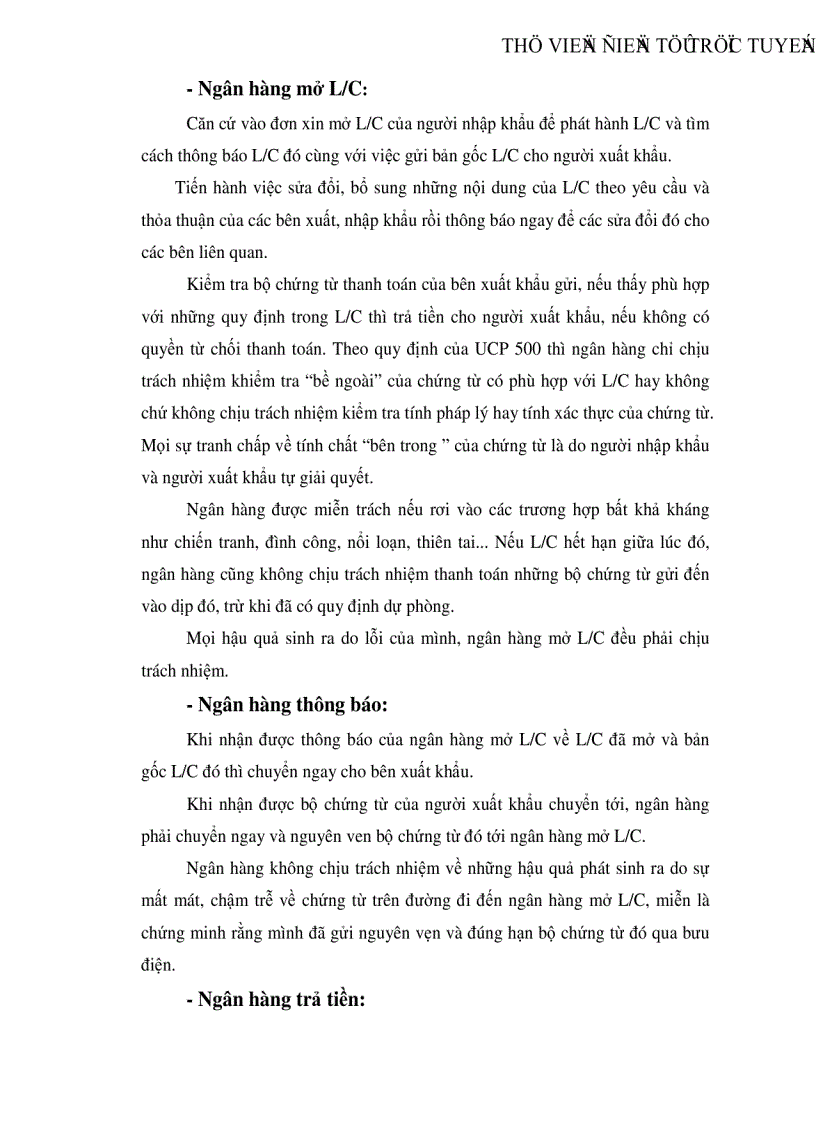 image for page Thanh toán quốc tế theo phương thức tín dụng chứng từ ở Ngân hàng Nông nghiệp và Phát triển nông thôn Đông Hà Nội