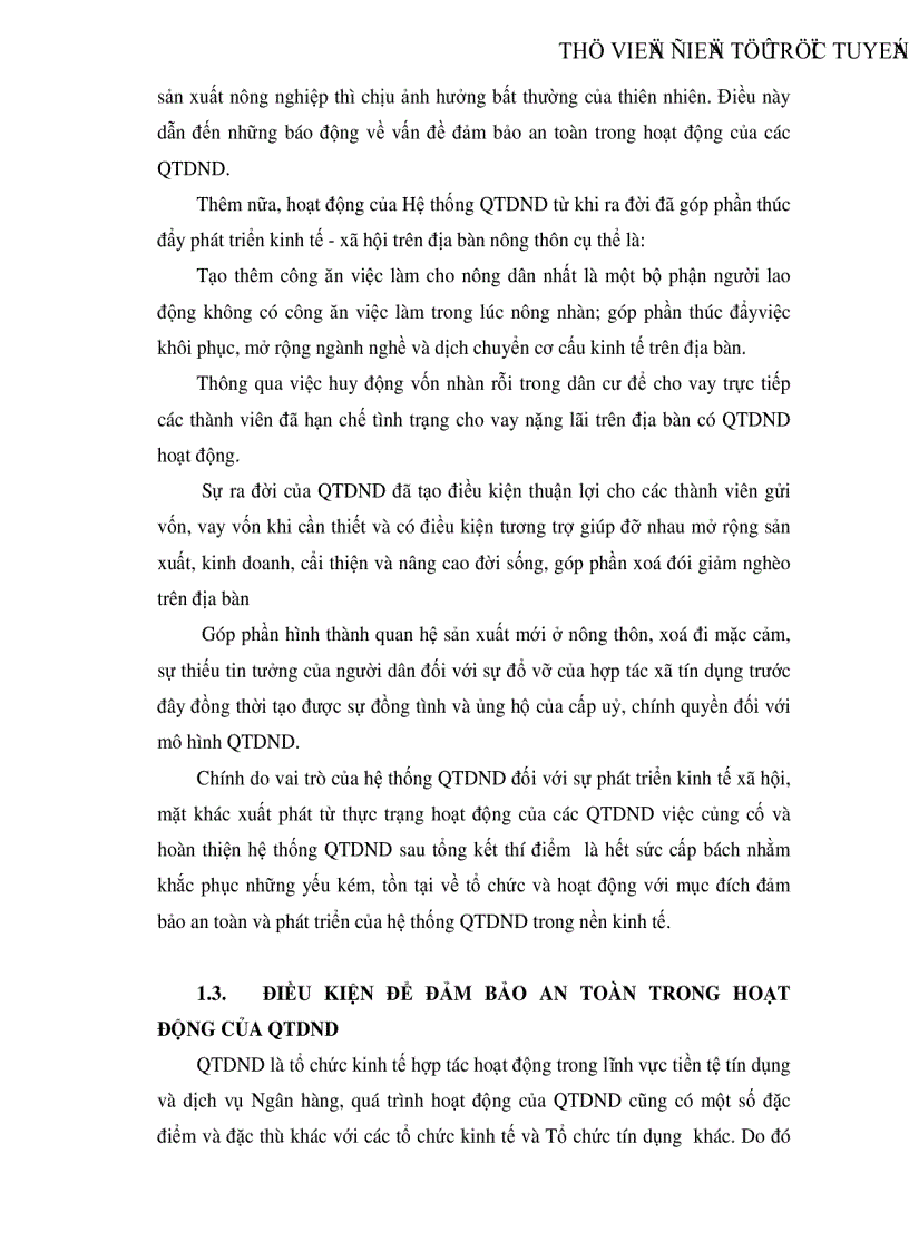 image for page Giải pháp nhằm đảm bảo an toàn cho hoạt động của các Quỹ tín dụng nhân dân