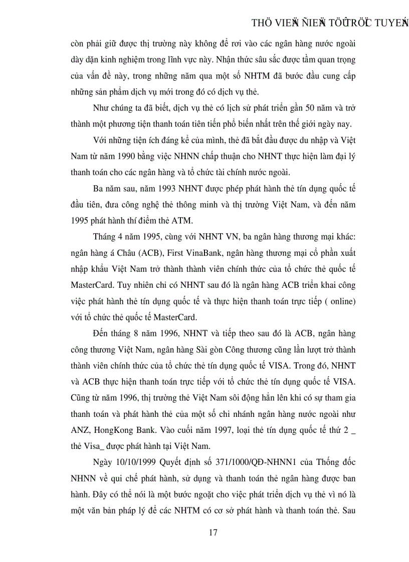 image for page Những giải pháp marketing nhằm nâng cao doanh số từ dịch vụ thẻ tại Ngân hàng Ngoại thương Việt Nam