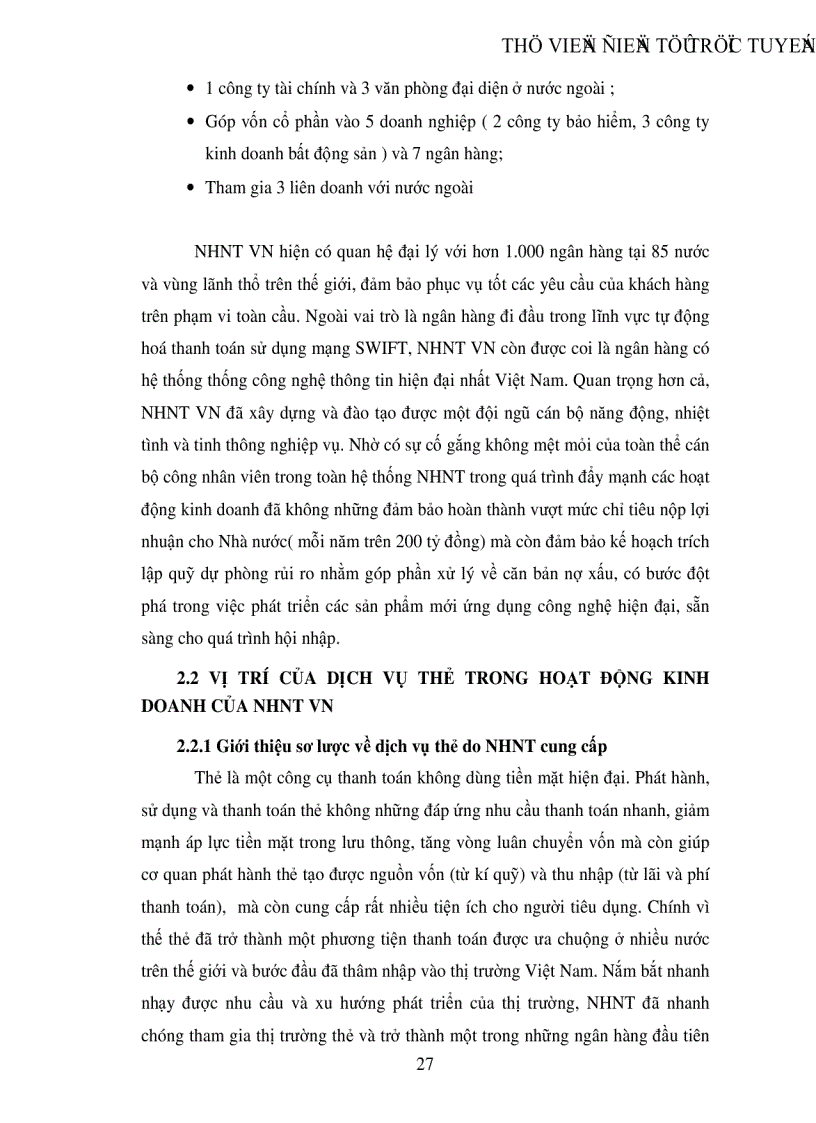 image for page Những giải pháp marketing nhằm nâng cao doanh số từ dịch vụ thẻ tại Ngân hàng Ngoại thương Việt Nam