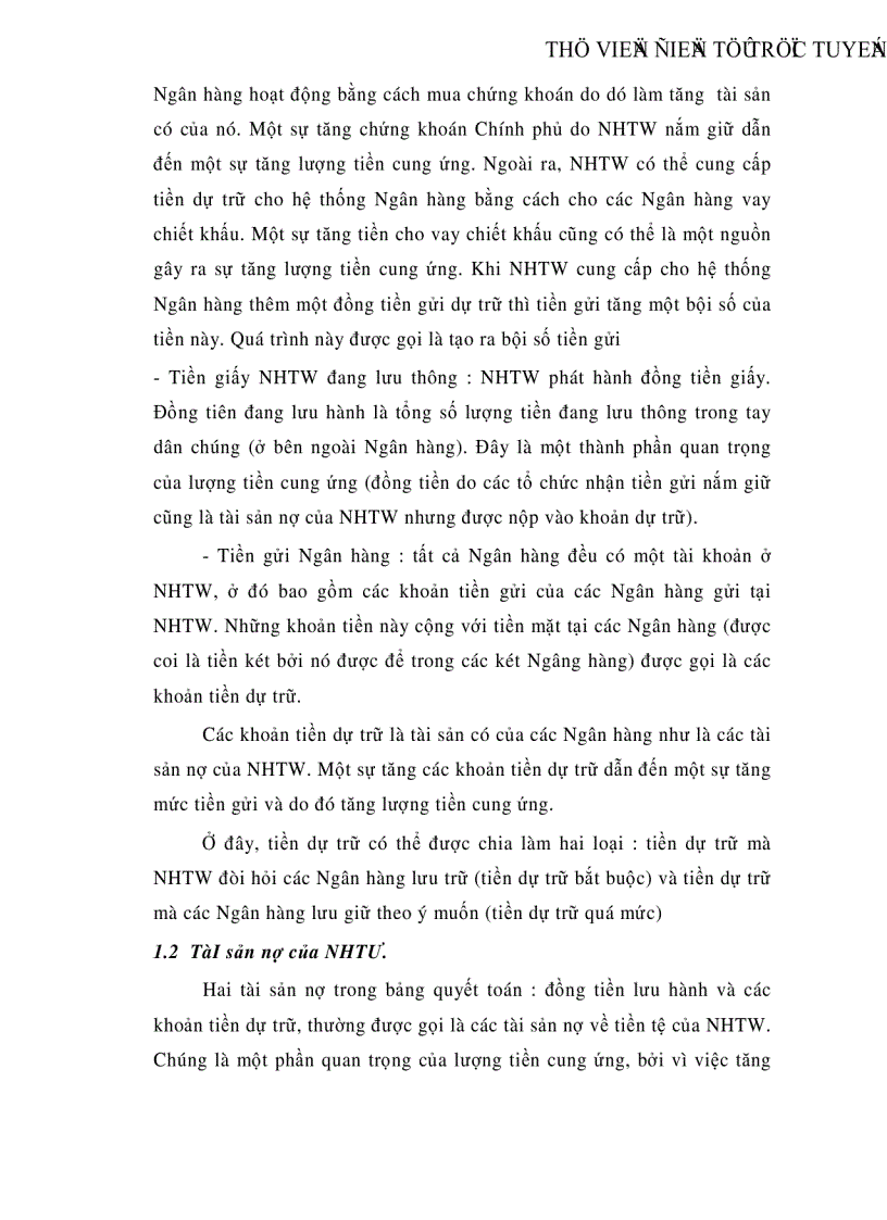 image for page Vai trò của Ngân hàng trung ương trong nền kinh tế thị trường