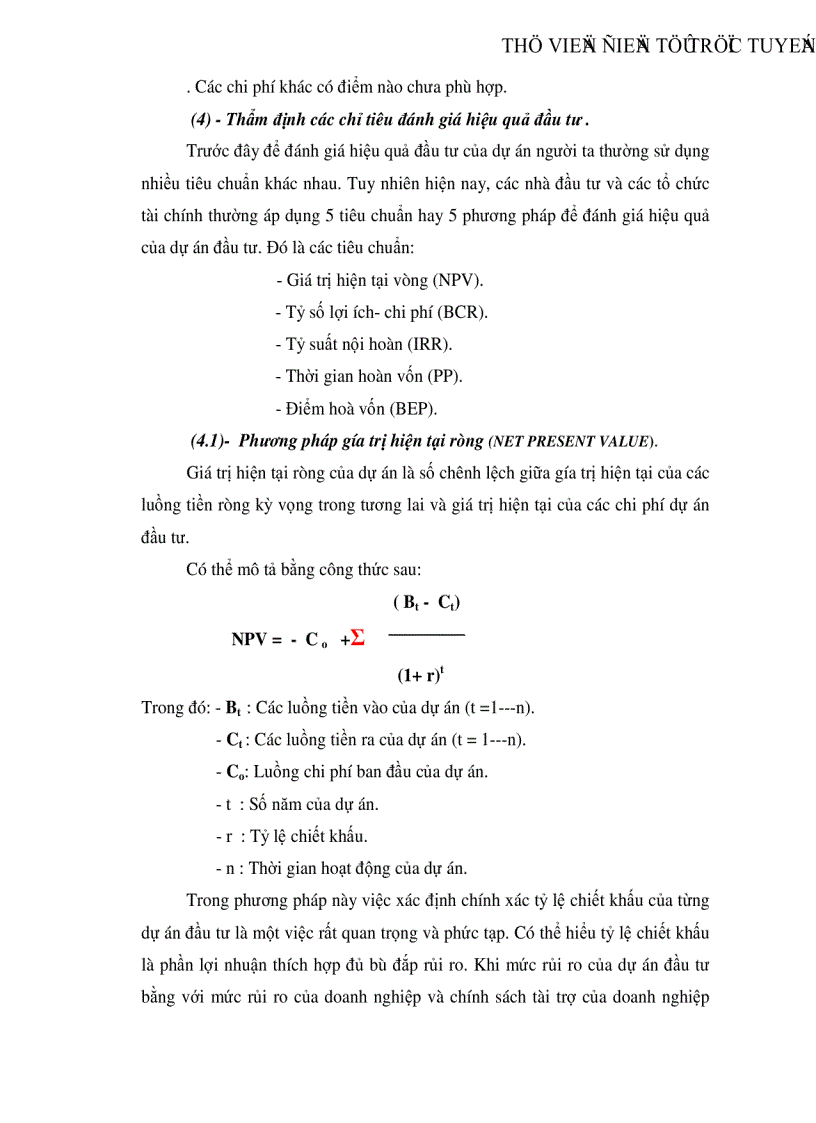 image for page Giải pháp nâng cao chất lượng thẩm định tài chính dự án tại Sở giao dịch I Ngân hàng đầu tư và phát triển Việt Nam