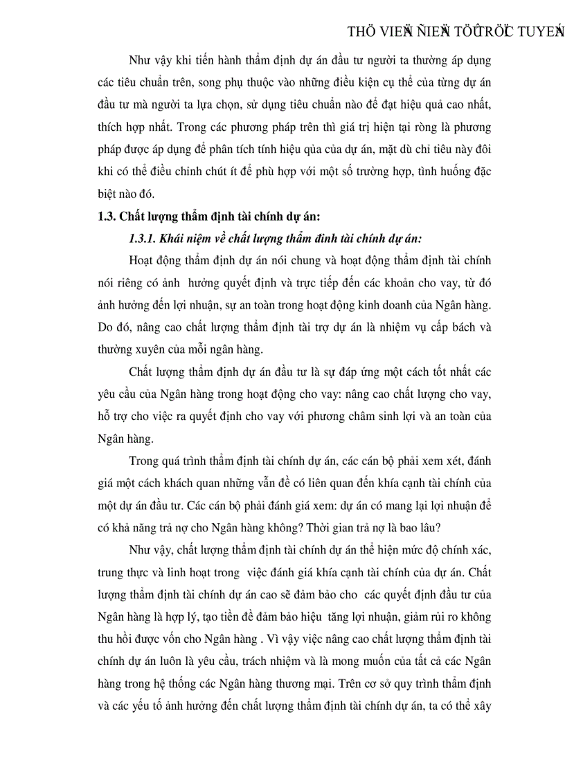 image for page Giải pháp nâng cao chất lượng thẩm định tài chính dự án tại Sở giao dịch I Ngân hàng đầu tư và phát triển Việt Nam