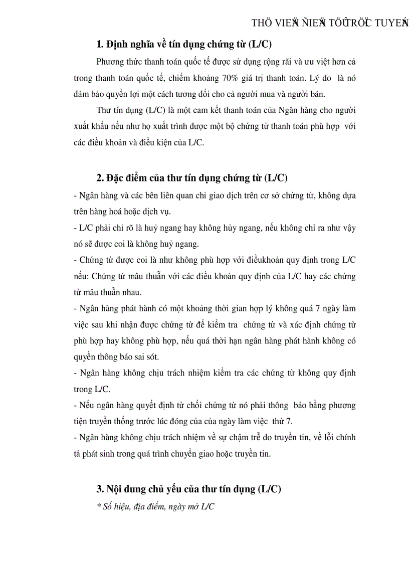 image for page Thực trạng thanh toán bằng L C tại Ngân hàng đầu tư và phát triển Việt Nam chi nhánh Quang Trung