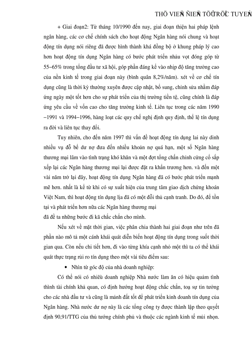 image for page Hoạt động tín dụng trong các Ngân hàng thương mại nhìn từ góc đọ rủi ro tín dụng Thực trạng và giải pháp ở Việt Nam hiện nay