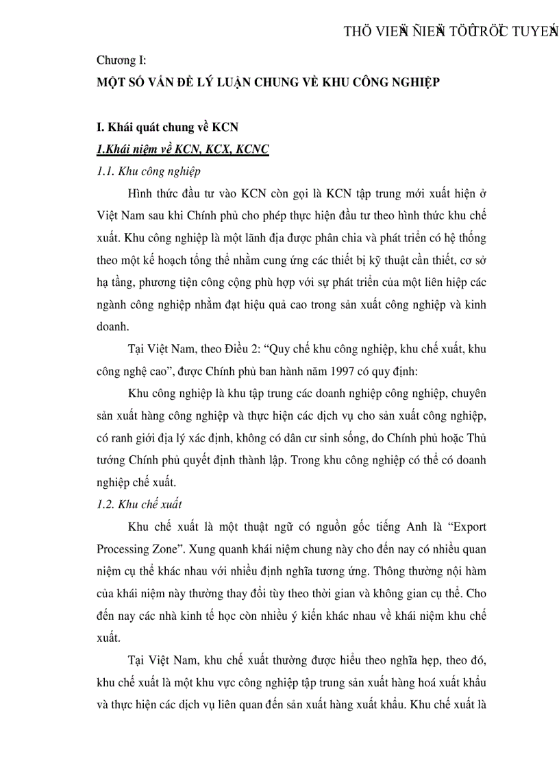 image for page Một số giải pháp phát triển các khu công nghiệp nhằm phát triển kinh tế xã hội trên địa bàn TP Hồ Chí Minh đến năm 2010