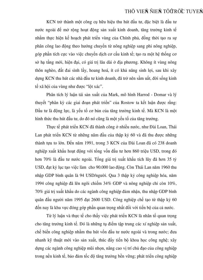 image for page Một số giải pháp phát triển các khu công nghiệp nhằm phát triển kinh tế xã hội trên địa bàn TP Hồ Chí Minh đến năm 2010