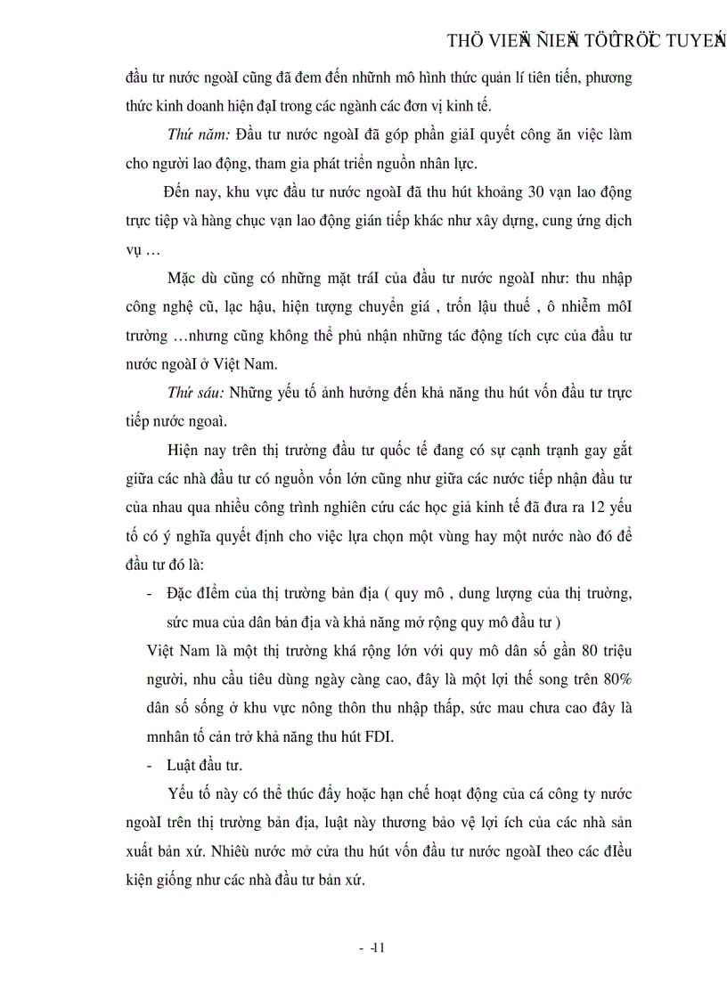 image for page Thực trạng và giải pháp để huy động và sử dụng có hiệu quả nguồn vốn đầu tư của nước ngoài vào nước ta