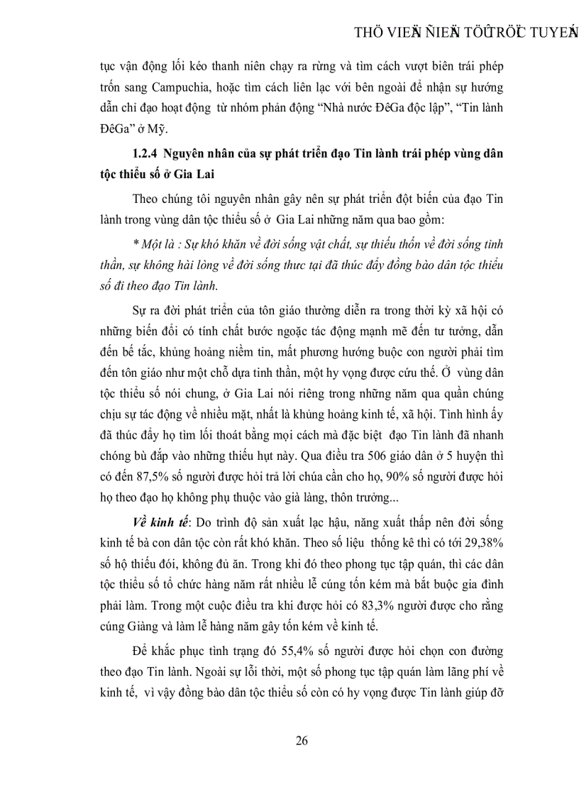 image for page Đạo Tin lành trong vùng đồng bào dân tộc thiểu số và công tác phòng chống định lợi dụng đạo Tin lành ở Gia Lai