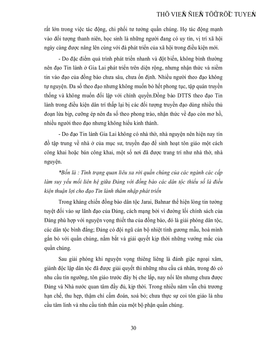 image for page Đạo Tin lành trong vùng đồng bào dân tộc thiểu số và công tác phòng chống định lợi dụng đạo Tin lành ở Gia Lai