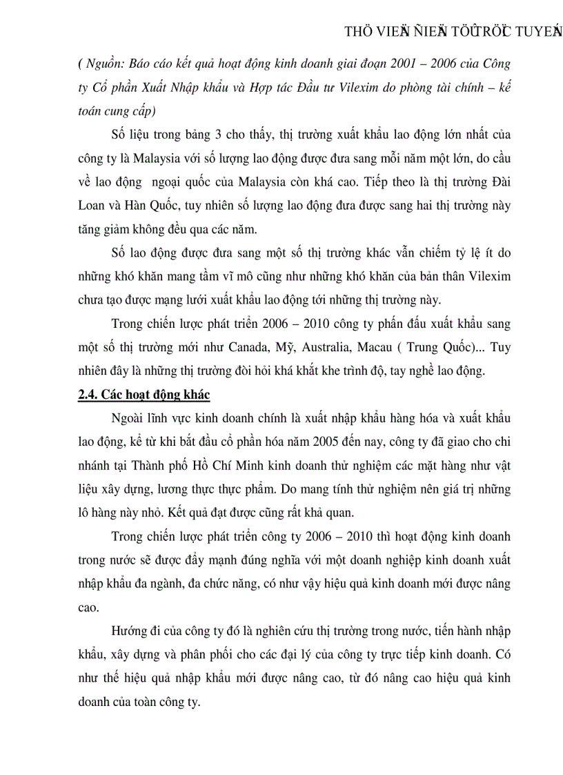 image for page Thực trạng và giải pháp nâng cao năng lực xuất khẩu nông sản của Công ty cổ phần xuất nhập khẩu và hợp tác đầu tư Vilexim