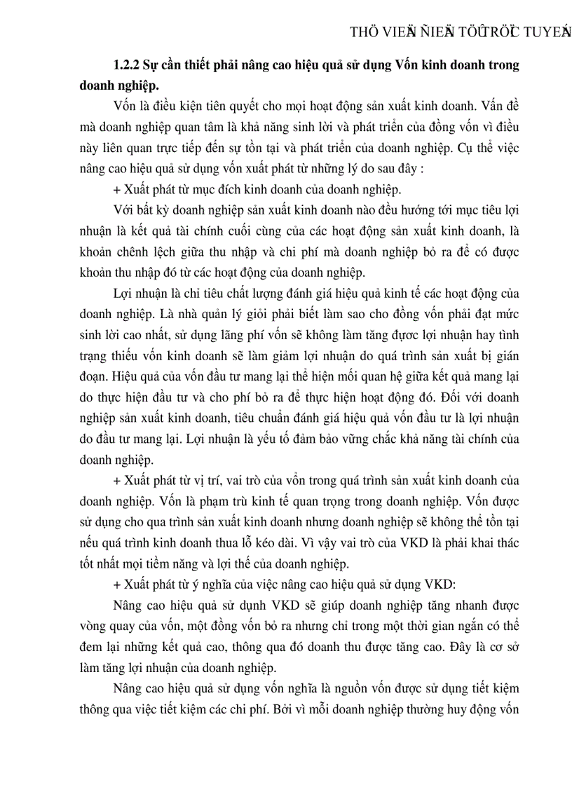 image for page Các giải pháp chủ yếu nhằm năng cao hiệu quả tổ chức sử dụng vốn kinh doanh tại công ty CP XNK tổng hợp I Việt Nam