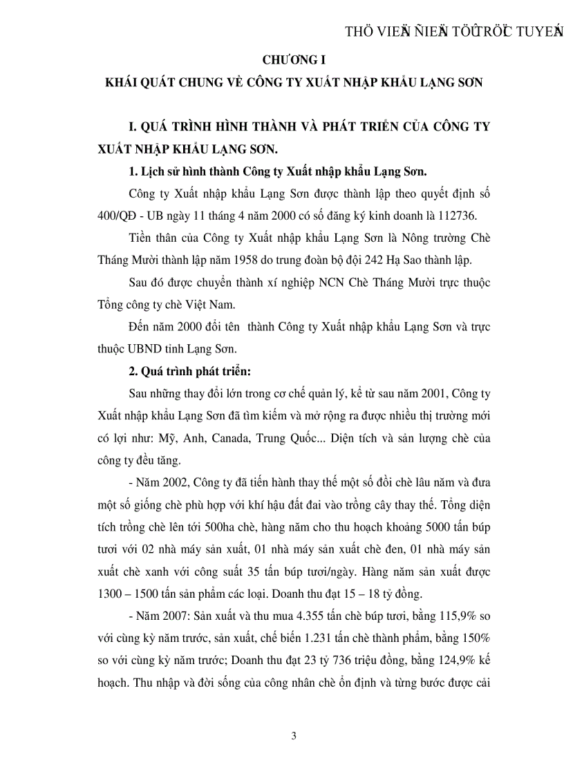 image for page Một số giải pháp nâng cao giá trị chè xuất khẩu và mở rộng thị trường xuất khẩu chè tại Công ty Xuất nhập khẩu Lạng Sơn