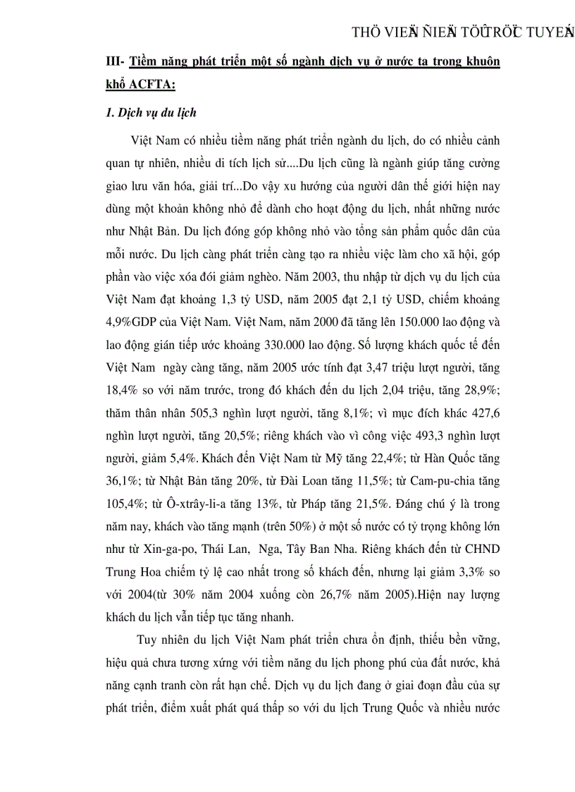 image for page Tác động của ACFTA đối với sự phát triển thương mại dịch vụ Việt Nam