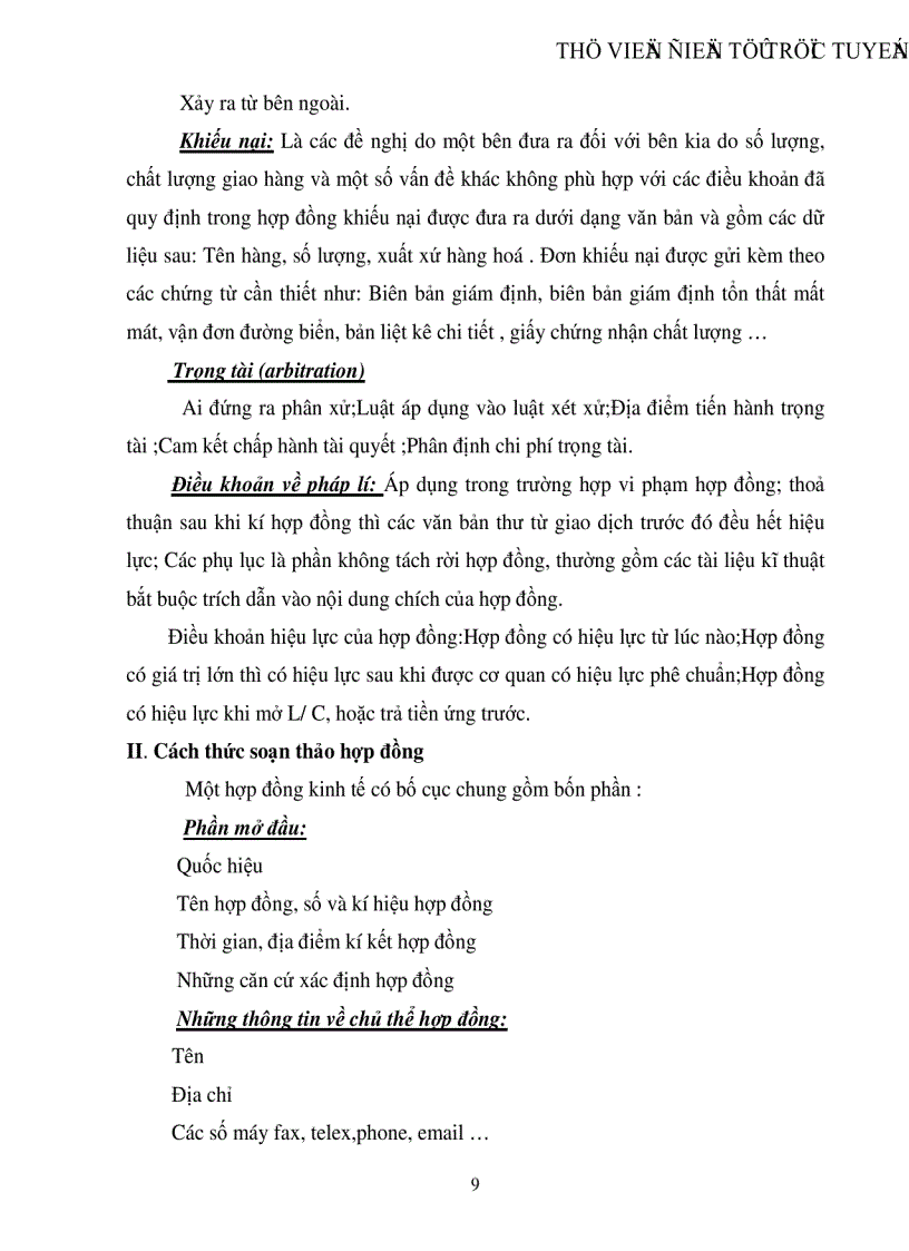image for page Hợp đồng mua bán ngoại thương nội dung và cách thức soạn thảo