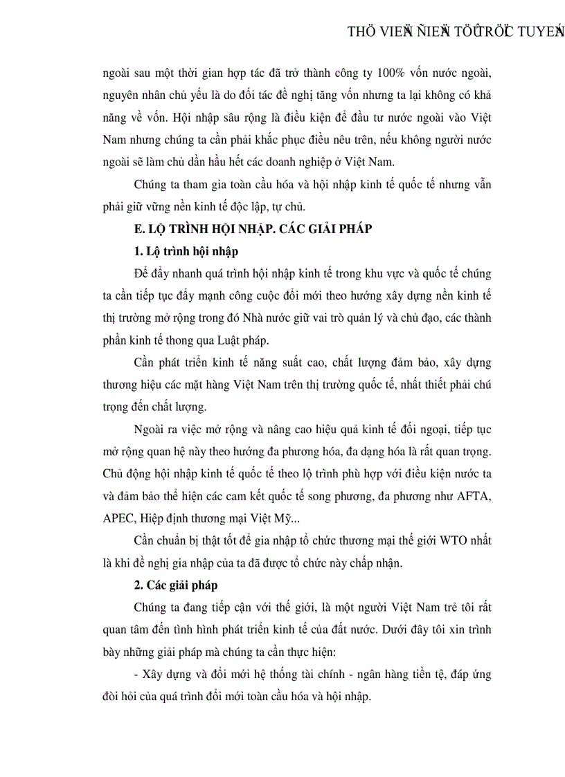 image for page Trên cơ sở vận dụng nguyên lý về mối liên hệ phổ biến phân tích khả năng và hiện thực của kinh tế Việt Nam khi hội nhập