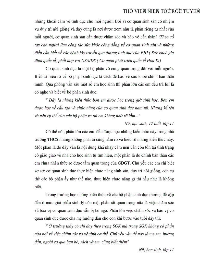 image for page Tìm hiểu thực trạng nhận thức của học sinh THPT về Giáo dục giới tính nghiên cứu trường hợp trường THPT Ngô Quyền TP Thái Nguyên