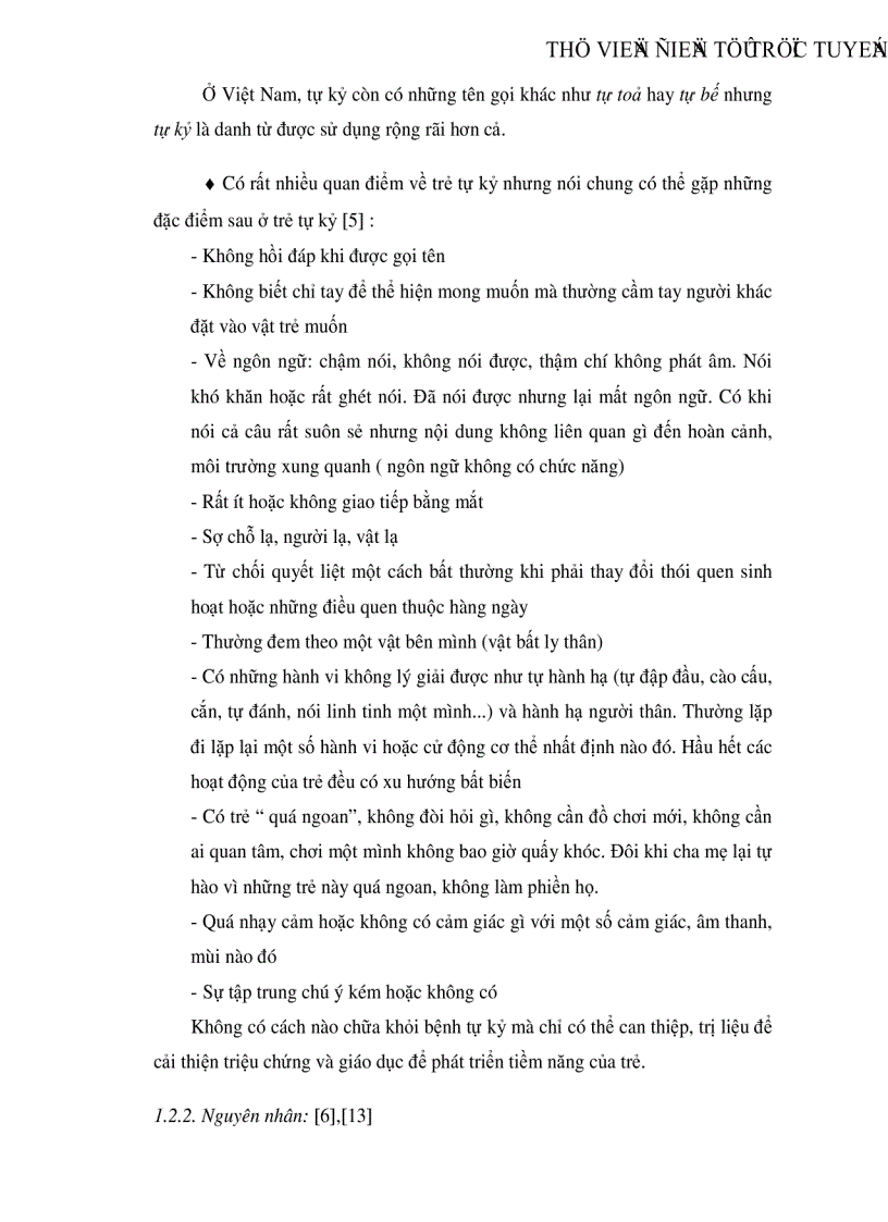 image for page Tìm hiểu một số phương pháp can thiệp đối với hành vi và nhận thức của trẻ tự kỷ tại các gia đình ở Hà Nội