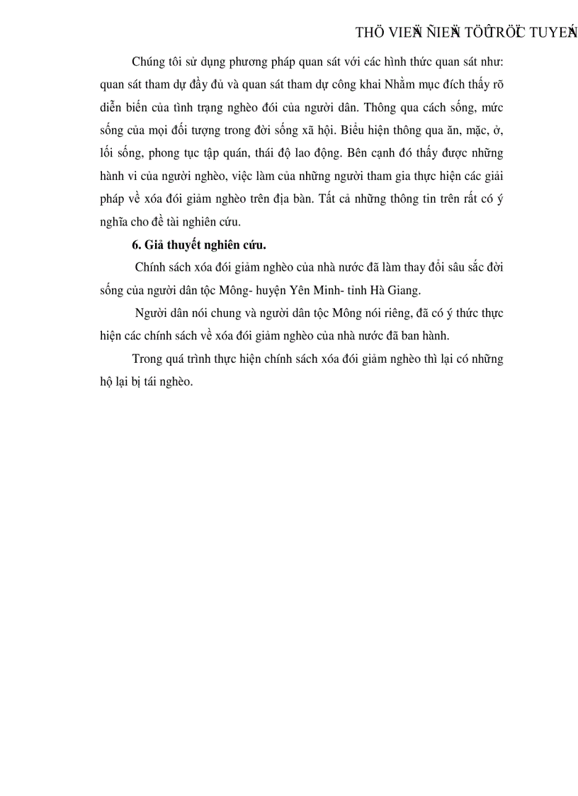 image for page Thực trạng đói nghèo và những giải pháp xóa đói giảm nghèo cho đồng bào dân tộc mông ở huyện Yên Minh tỉnh Hà Giang