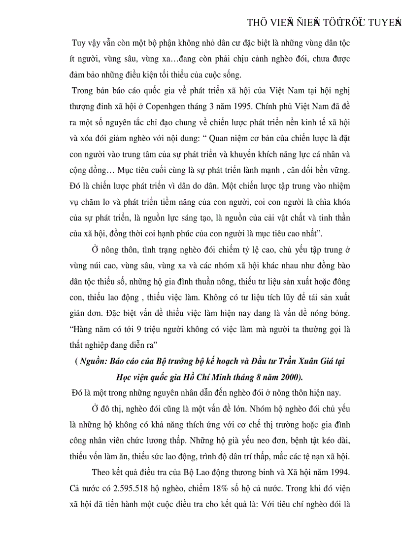 image for page Thực trạng đói nghèo và những giải pháp xóa đói giảm nghèo cho đồng bào dân tộc mông ở huyện Yên Minh tỉnh Hà Giang