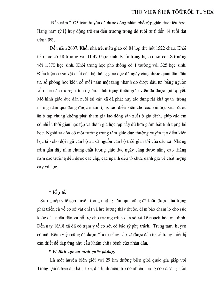 image for page Thực trạng đói nghèo và những giải pháp xóa đói giảm nghèo cho đồng bào dân tộc mông ở huyện Yên Minh tỉnh Hà Giang
