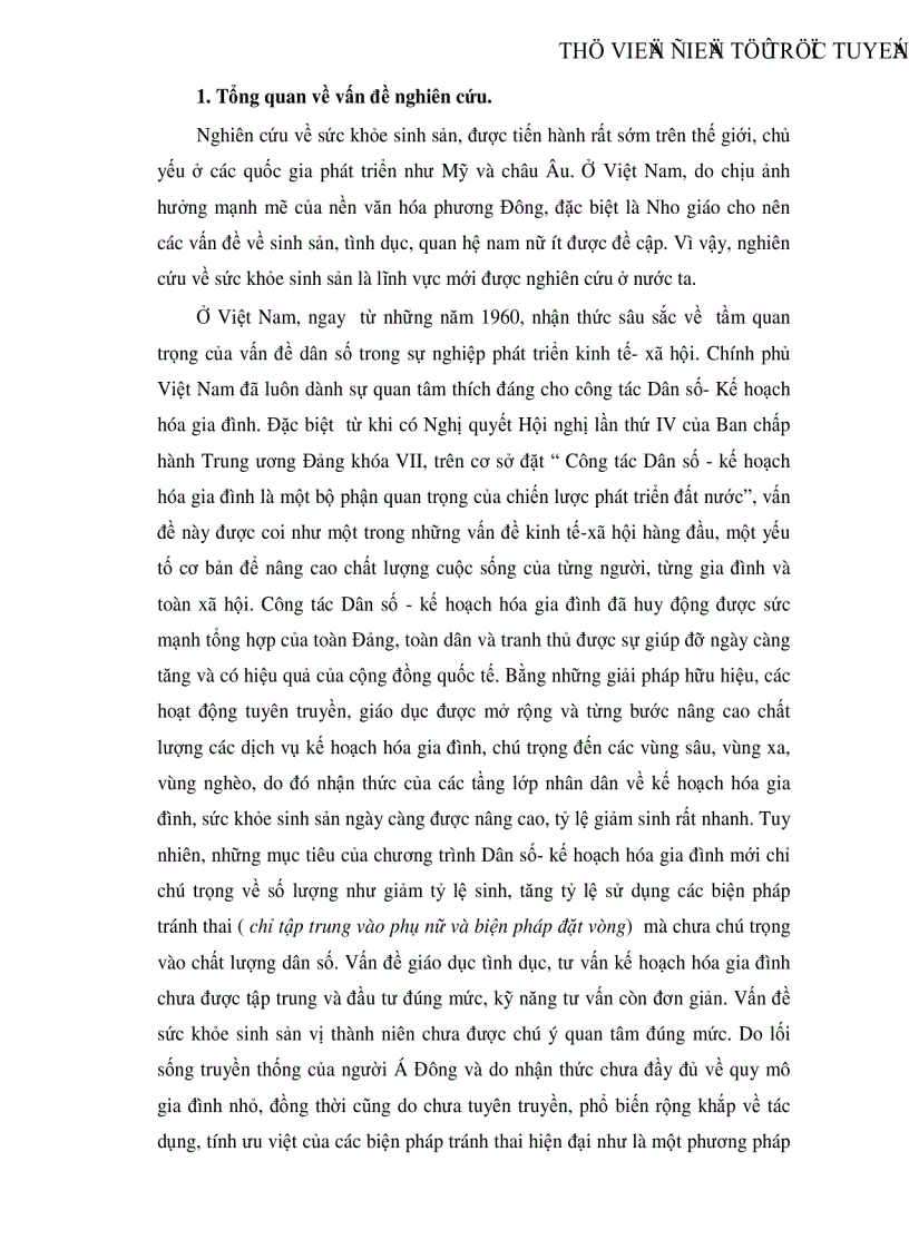 image for page Thực trạng chăm sóc sức khỏe sinh sản của phụ nữ huyện đảo Bạch Long Vỹ Hải Phòng