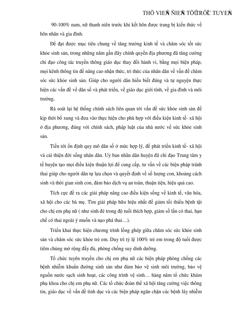 image for page Thực trạng chăm sóc sức khỏe sinh sản của phụ nữ huyện đảo Bạch Long Vỹ Hải Phòng