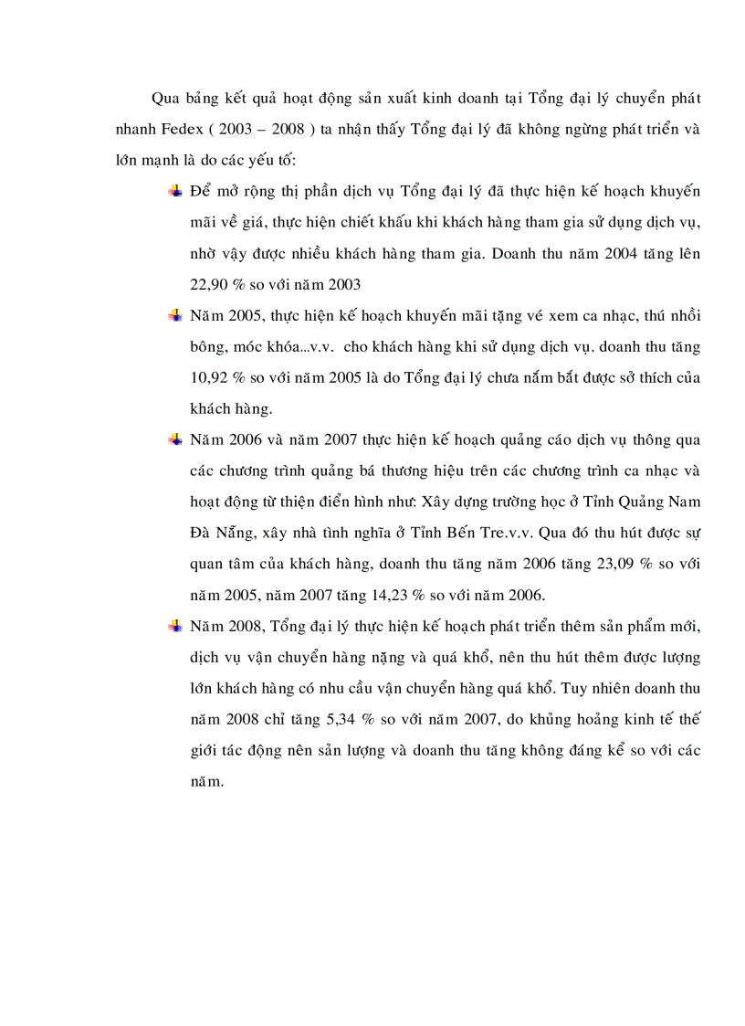 image for page Xây dựng chiến lược kinh doanh tại Tổng đại lý Chuyển phát nhanh FedEx đến năm 2015