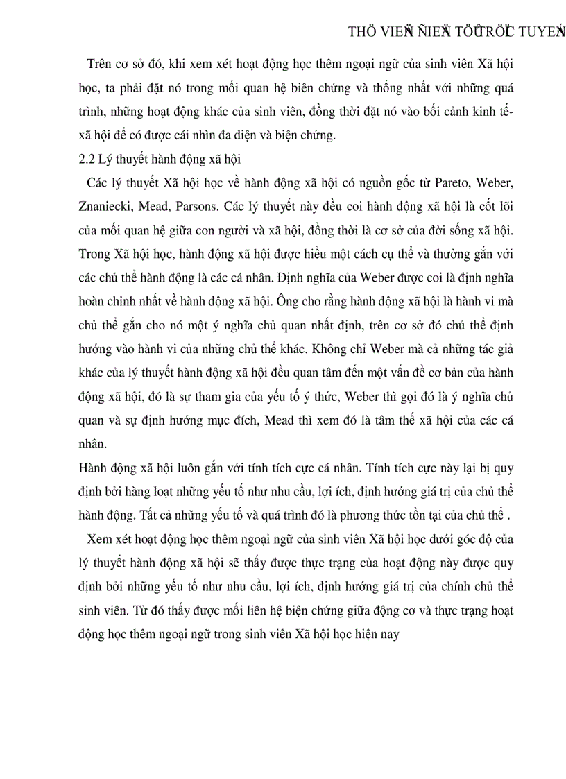 image for page Sinh viên Xã hội học với việc học thêm ngoại ngữ