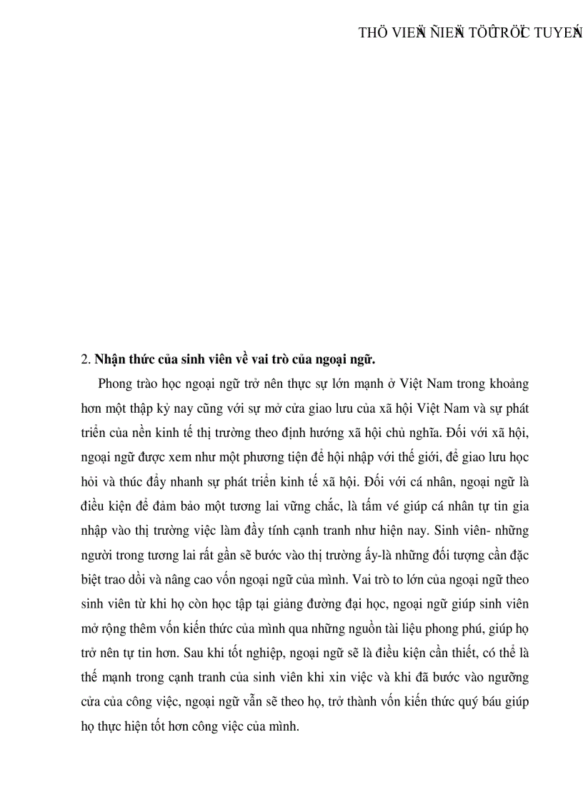 image for page Sinh viên Xã hội học với việc học thêm ngoại ngữ