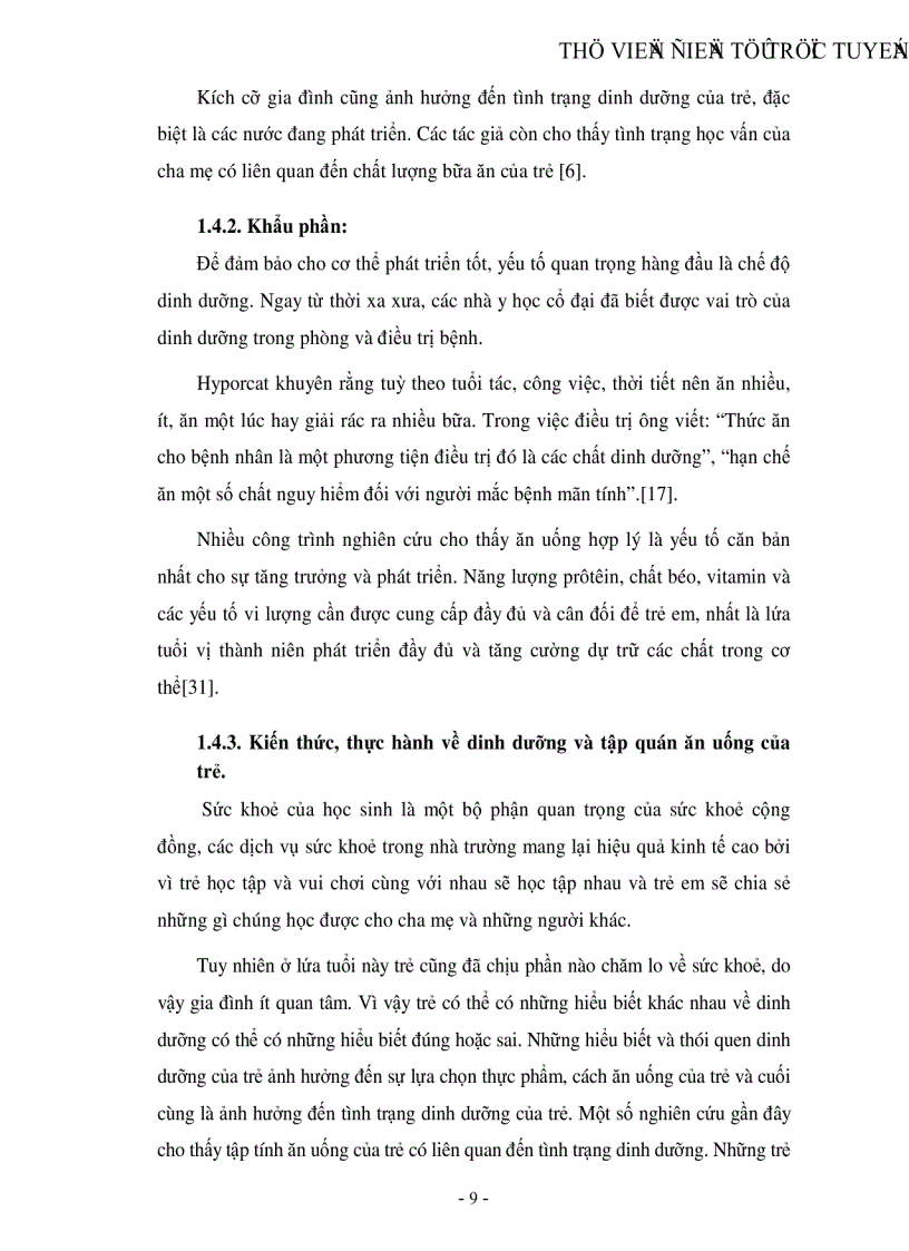 image for page Tình trạng dinh dưỡng và tập tính dinh dưỡng của lứa tuổi vị thành niên liên hệ tại trượng Trung học cơ sở Ngô Sỹ Liên Hà Nội