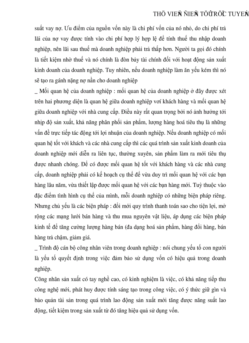 image for page Một số giải pháp nhằm góp phần nâng cao hiệu quả sử dụng vốn tại Công ty đầu tư và phát triển kỹ thuật Việt Ý